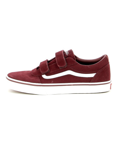 Baskets Garcon junior VANS WARD V SUEDE VN0A4BUDU1A1 Rouge Port