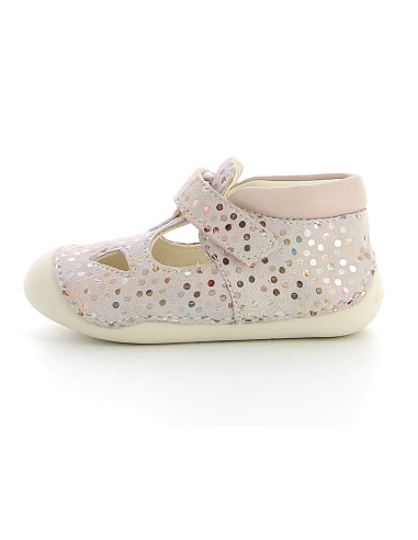 Sandales & nu-pieds Bebe fille GEOX ELTHAN B151QD Blanc White pink Taille  19 Couleur fournisseur White pink