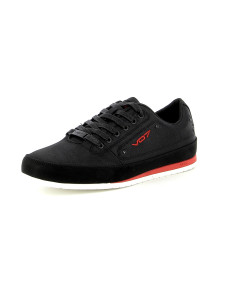 Baskets Homme VO7 YACHT Noir Noir rouge Taille 42 Couleur