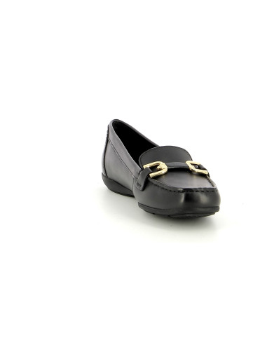 Geox® ANNYTAH MOC: Mocassins en Cuir Noirs Femme